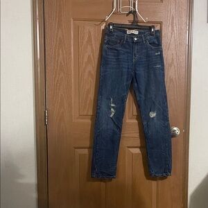 Stylish Kids Distressed Blue Jeans